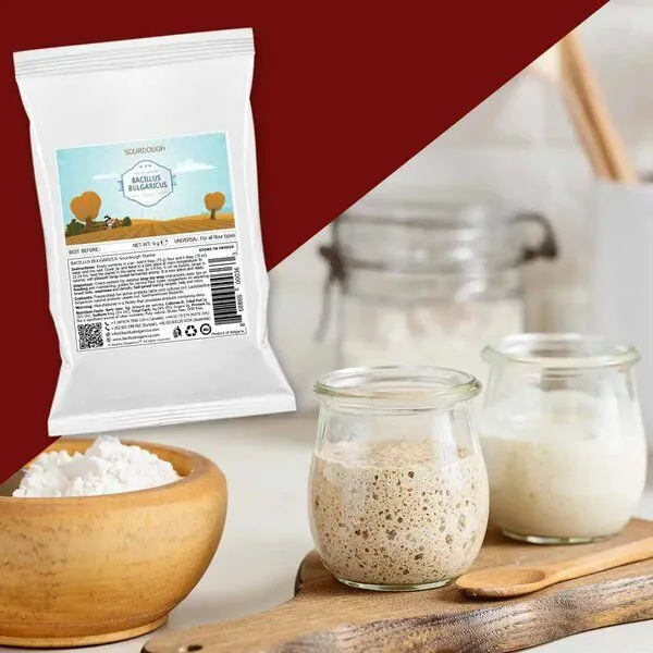 Bacillus Bulgaricus Sauerteig-Starterkultur für echten Sauerteig (2er-Pack) – Produktbild 3 von 4