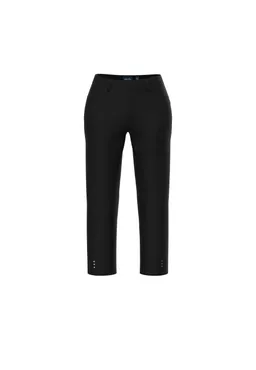 LAURIE LAURIE Damen vegan Hose Rose Regular Crop Schwarz – Produktbild 1 von 1