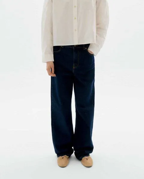 thinking mu thinking mu Hose Theresa, Dark denim (blau), – Produktbild 3 von 5