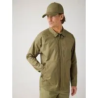 KnowledgeCotton Apparel KnowledgeCotton Apparel Jacke VENT CANVAS 200 aus Bio-Baumwolle - Herren, Grün (burned olive), – Produktbild 1 von 1