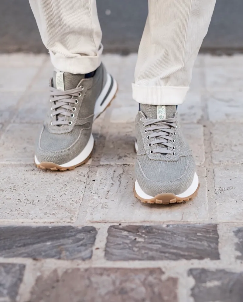 Risorse Future Risorse Future Herren vegan Sneaker Roger Salbei Grün, Olivgrün, – Produktbild 3 von 3