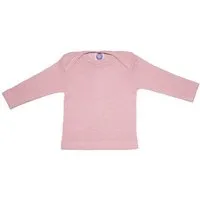 Cosilana Cosilana Baby Schlupfhemd Bio Baumwolle kbT Wolle Seide, Pink meliert, – Produktbild 1 von 1