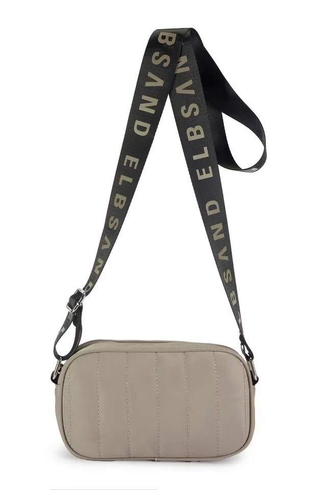 Elbsand Elbsand Umhängetasche Minibag, Crossbody Bag, Damentasche, Schultertasche, Handtasche Damen zum Umhängen aus weichem Material mit Steppung VEGAN, Beige, – Produktbild 4 von 5