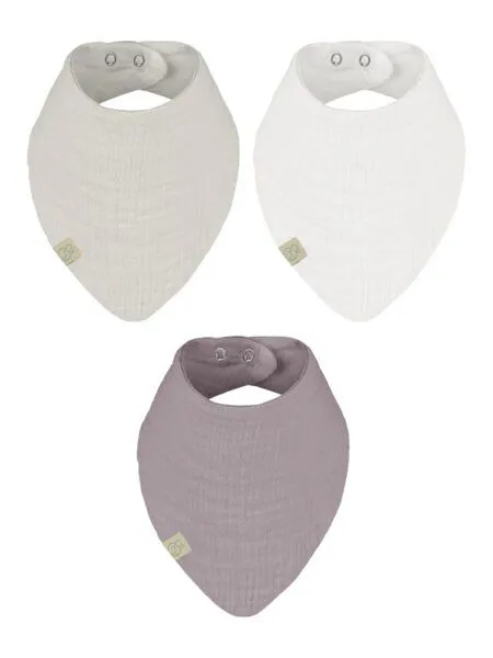 bistyle bistyle Dreieckstuch (3 St) Baby Musselin Lätzchen Halstuch Unisex, Bunt, – Produktbild 1 von 5