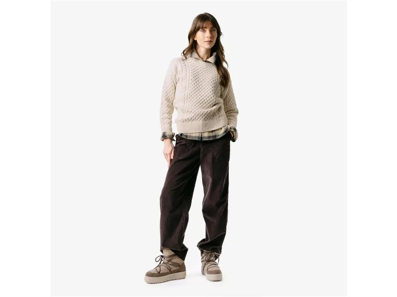Living Crafts Living Crafts Strickpullover BANTRY, macadamia M, Natur, – Produktbild 2 von 2