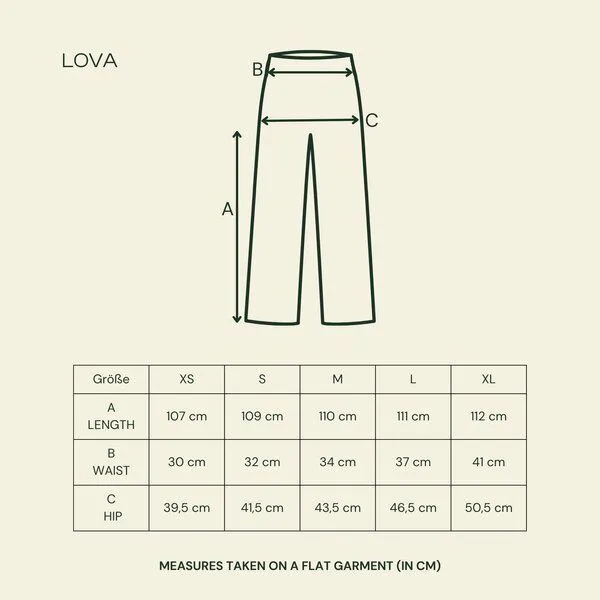 NORDLICHT NORDLICHT Jersey Cord Hose Lova aus 100% Bio-Baumwolle, Grün, – Produktbild 4 von 4