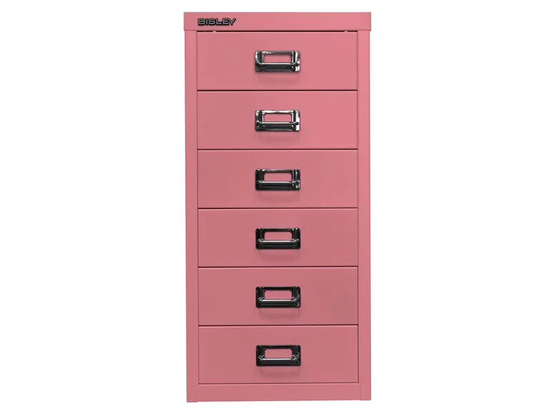 Bisley Bisley Schubladenschrank 6 Schübe, DIN A4 pink – Produktbild 1 von 1