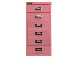 Bisley Bisley Schubladenschrank 6 Schübe, DIN A4 pink – Produktbild 1 von 1