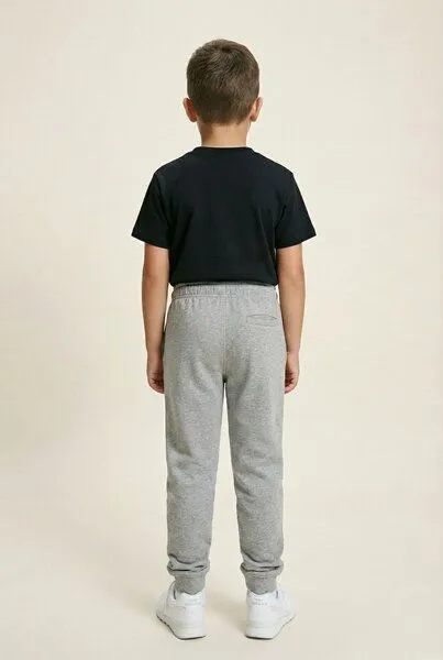 THE FACE OF ELEMENTS The Face of Elements Essential Relaxed Fit Kids Sweatpant aus 100% Bio-Baumwolle, Heather grey (grau), – Produktbild 3 von 3