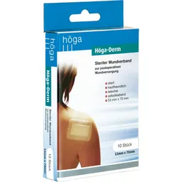 Höga-Pharm HÖGA DERM Pflaster steril 53x70 mm 10 St Pflaster – Produktbild 1 von 1