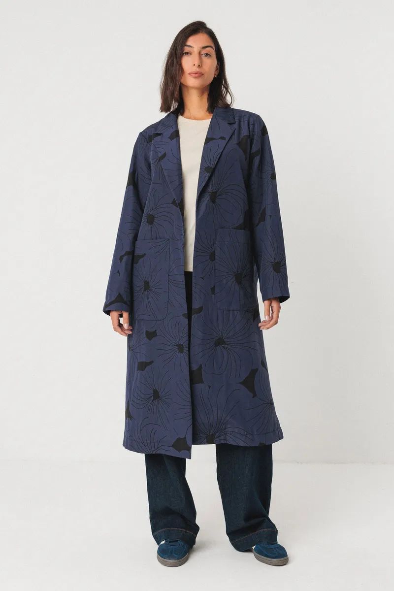 SKFK SKFK Damen vegan Blazer Aia Marineblau, Extra dunkelblau, – Produktbild 2 von 2