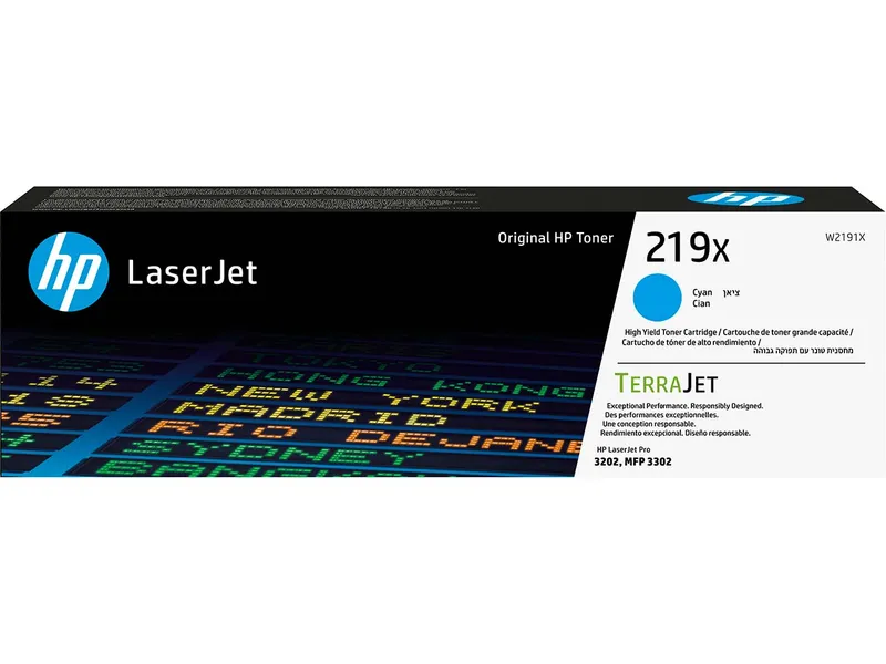 Hewlett Packard HP Druckkassette W2191X, Nr. 219X cyan – Produktbild 1 von 1