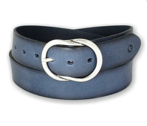 Greenbelts Greenbelts Damen Ledergürtel ANDREA, Blau, – Produktbild 2 von 4