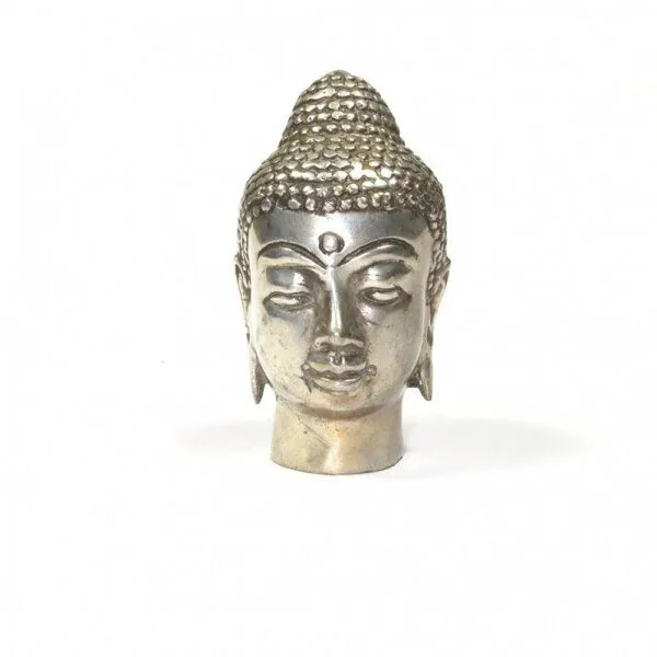 Just Be Just Be Buddhakopf versilbert – Produktbild 1 von 2