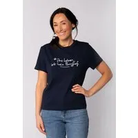 watapparel watapparel T-Shirt Frauen Das Leben ist kein Ponyhof, French navy, – Produktbild 1 von 1