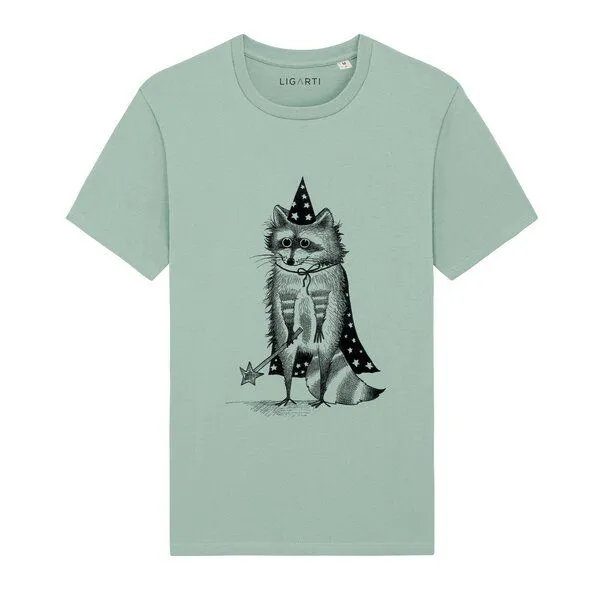 LIGARTI LIGARTI T-shirt - Zaubär, Mintgrün, – Produktbild 1 von 5