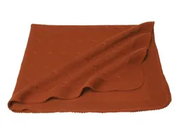 Reiff Strickwaren Babydecke Bio-Merinowolle Twist terra Maße 80 x 80 cm – Produktbild 1 von 1