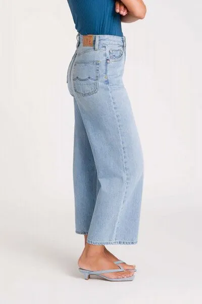 Kings Of Indigo Kings Of Indigo ELISABETH CROPPED | BLUE REEF SUPER LIGHT USED, Blue, – Produktbild 4 von 4