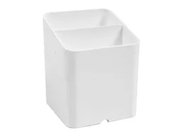 Exacompta 10 Exacompta Stifteköcher Pen Cube "Office", 2 Fächer, weiß – Produktbild 1 von 1