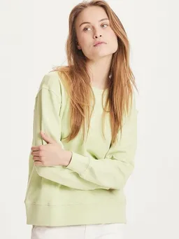 KnowledgeCotton Apparel KnowledgeCotton Apparel Sweatshirt - DAPHNE basic badge sweat - aus Bio-Baumwolle – Produktbild 1 von 1