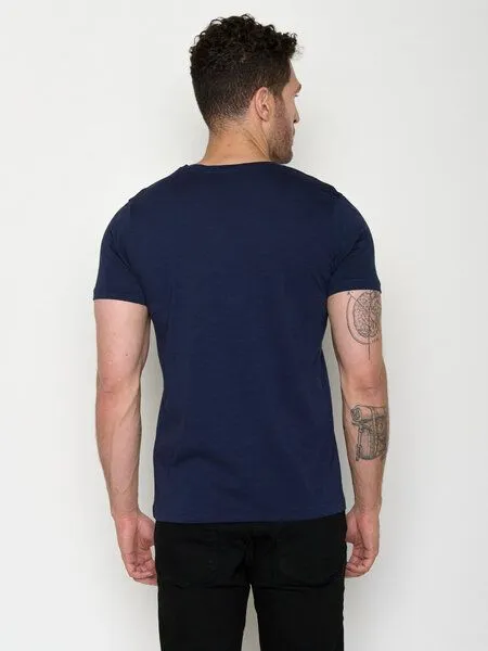 GreenBomb GREENBOMB Basic T-Shirt Spice, Navy, – Produktbild 3 von 5