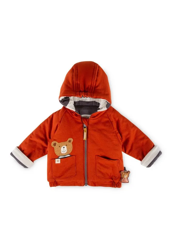 sigikid sigikid Wendejacke Winterbär für Babys Jungen (1-St), Rot, – Produktbild 2 von 4