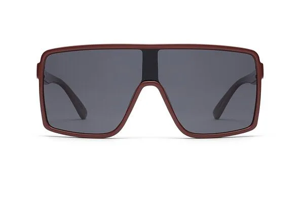 TAKE A SHOT TAKE A SHOT Sonnenbrille Buddha Jumps: Skywards Oversize mit polarisierten Gläsern, Rot, – Produktbild 1 von 3