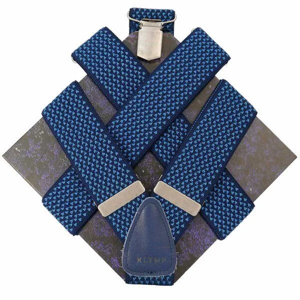 klYmp klYmp Hosenträger 'basic' melange, Blau, – Produktbild 1 von 4