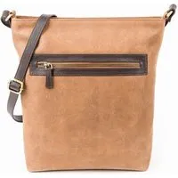 El Puente El Puente Schultertasche | Fair Trade & Handmade aus Indien, Braun, – Produktbild 1 von 1