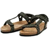 Grand Step Shoes Grand Step Shoes Damen Sandale Levi Animal Seaqual-Material, Schwarz-olive, – Produktbild 1 von 1