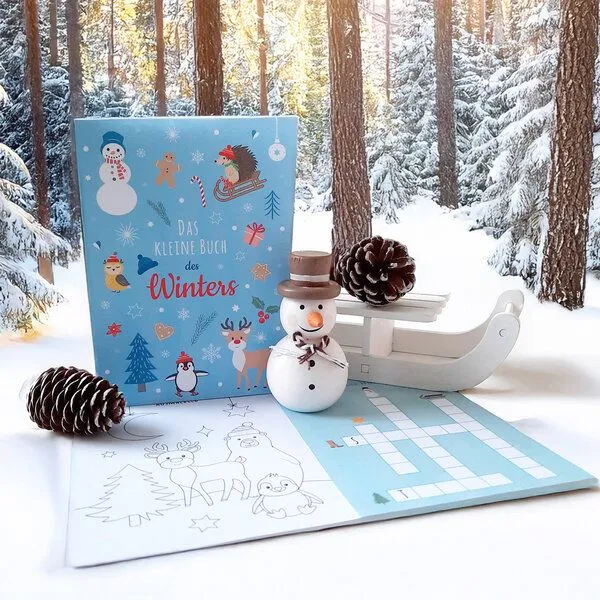 Ideenverlag Hamburg Ideenverlag Hamburg 10 Winter Mitmachbücher im Taschenformat | Nachhaltige Beschäftigungshefte für Kinder von 5–8 Jahren – ideal als Mitgebsel & Geschenk – Produktbild 3 von 3