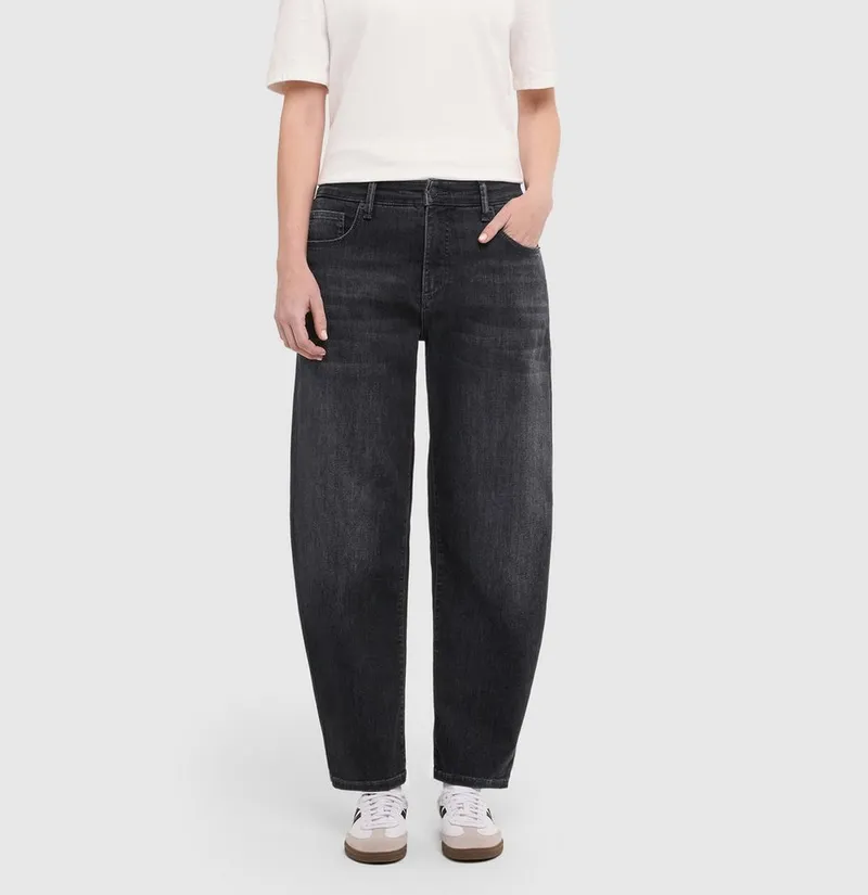 MAC MAC 5-Pocket-Jeans DANNI authentic black wash, Schwarz, – Produktbild 1 von 2