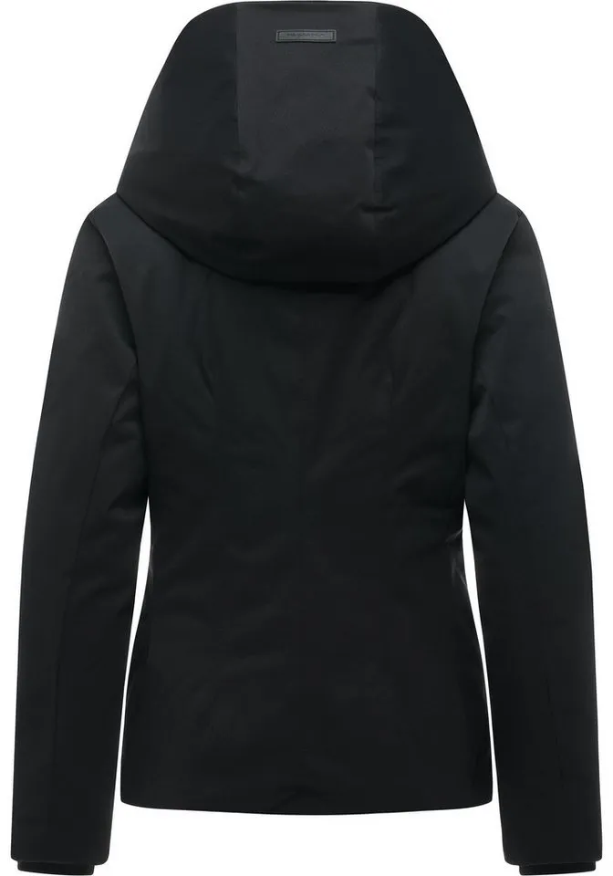 ragwear ragwear Funktionsjacke Annona Y Warme Damen Winterjacke mit weit nach vorn gezogener Kapuze, Schwarz, – Produktbild 4 von 4