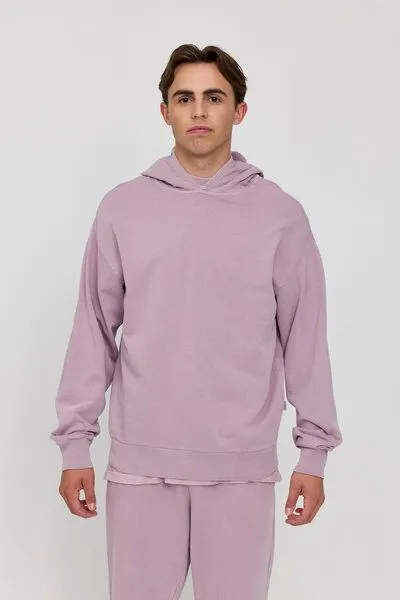 Mazine Mazine Unisex-Hoodie, Eco dye mauve, – Produktbild 3 von 4