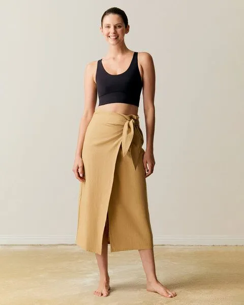 Studio.29 Studio.29 Dahlia Skirt - Cotton Linen, Safari, – Produktbild 2 von 4