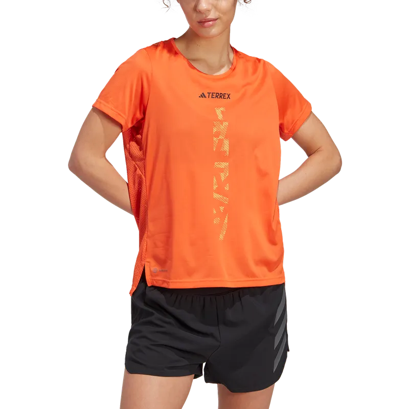 adidas Terrex adidas Terrex Agravic Trail-Running Tee, Semi impact orange, – Produktbild 1 von 2