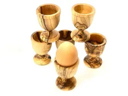 Olivenholz erleben Olivenholz erleben Eierbecher KLASSIK (6er Set) aus Olivenholz – Produktbild 1 von 1