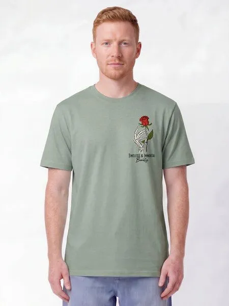 watapparel watapparel T-Shirt Unisex Timeless Immortal Beauty, Aloe, – Produktbild 2 von 2