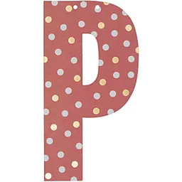Rico Design Rico Design Buchstabe für Girlande 14cm P – Produktbild 1 von 1