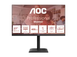 AOC AOC U27E4CV - E4 Series - LED-Monitor - 68.6 cm (27") – Produktbild 1 von 1
