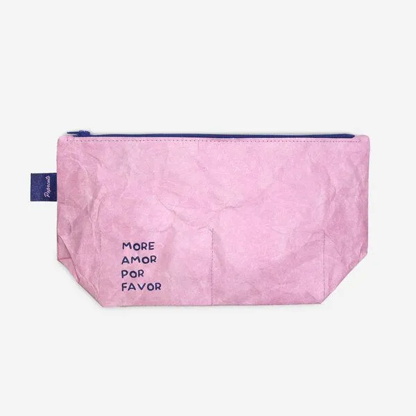 paprcuts paprcuts Kulturbeutel, More amor por favor (rosa), – Produktbild 3 von 4
