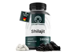 ZUKUNFTSENKEL Shilajit Kapseln hochdosiert 1600mg pro Tagesdosis Kapseln, 120,00 St., 96 g, 120 Kapseln – Produktbild 1 von 1