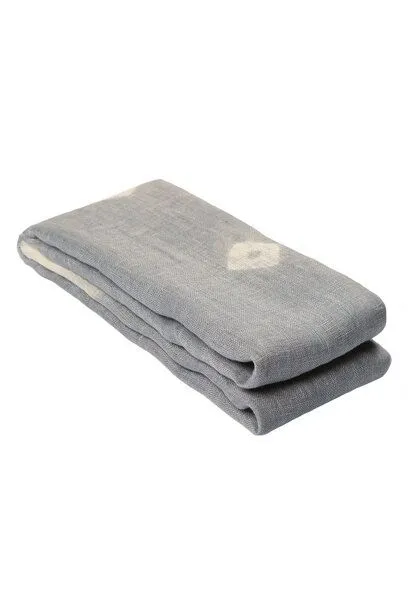 HeritageModa HeritageModa Handgefertigter Damen-Leinenschal, Grau, – Produktbild 4 von 4