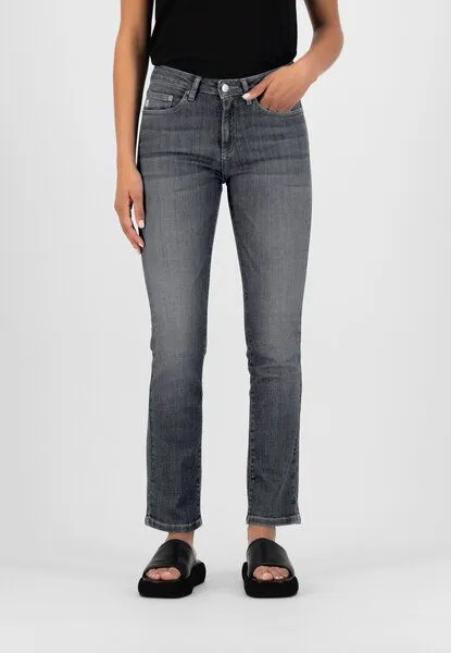 MUD Jeans MUD Jeans Jeans - Faye Straight - aus einem Baumwoll/Elastan Mix, Blue, – Produktbild 4 von 5