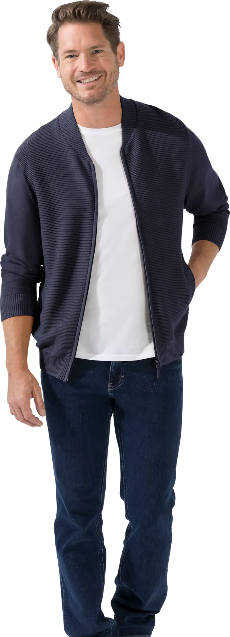 marco donati Strickjacke marine, Marine, – Produktbild 2 von 2