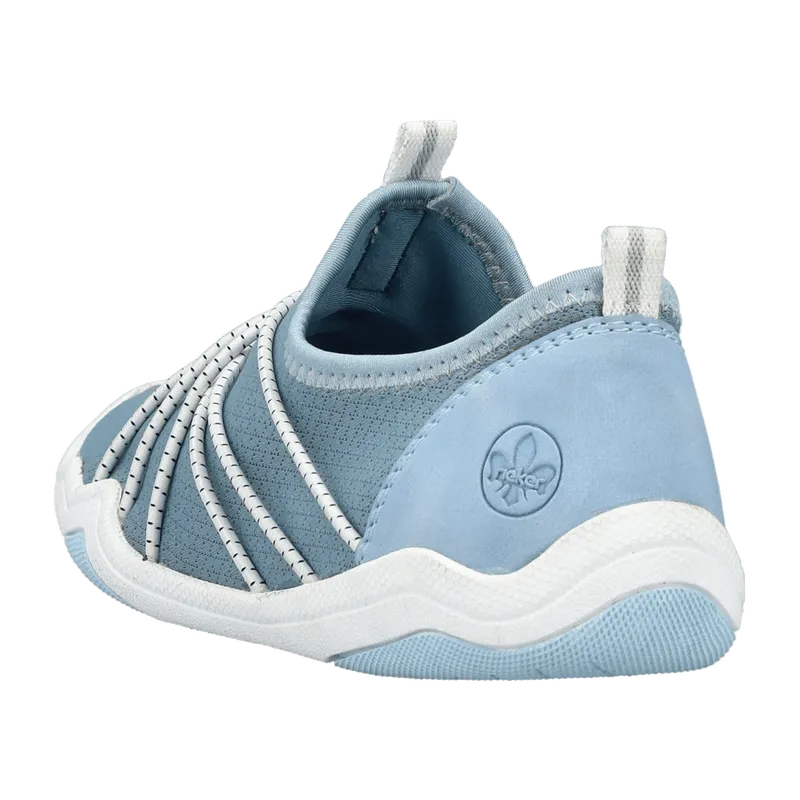Rieker Rieker DA.-SLIPPER für Damen, blau, Größe 43 EU, Blau, – Produktbild 6 von 7