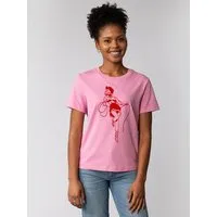 watapparel watapparel T-Shirt Frauen Cowgirl, Bubble pink, – Produktbild 1 von 1