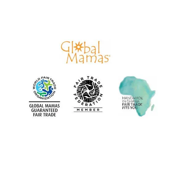 Global Mamas Global Mamas Kinderschürze aus 100% Biobaumwolle, Patchwork/mehlsack (bunt), – Produktbild 3 von 3