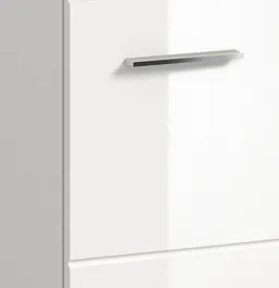 welltime Badmöbel-Set FLORENZ, 3-teilige Badkombination, hochwertige MDF-Front, (Set, best. aus: 1 Hochschrank, 1Waschbeckenunterschrank, 1 Spiegelschrank), Bad-Kombination, Bad-Möbel, Badezimmer, Kombination, Kombi – Produktbild 1 von 1