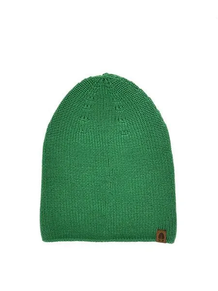 Kopyto Kopyto DEER - Mütze 100% RWS Merinowolle Mulesingfrei, leichte Beanie ohne Umschlag, Unisex, Grasgrün, – Produktbild 1 von 4